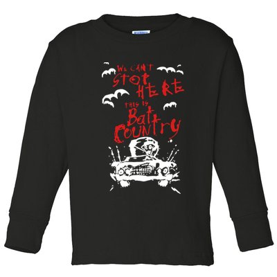 Birthday Present Fear And Loathing In Las Vegas Car Toddler Long Sleeve Shirt