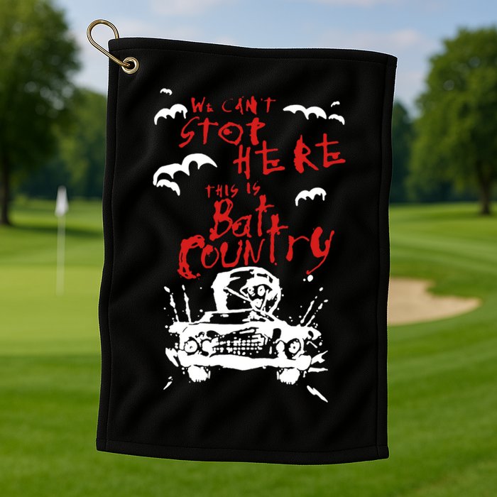 Birthday Present Fear And Loathing In Las Vegas Car Golf Towel
