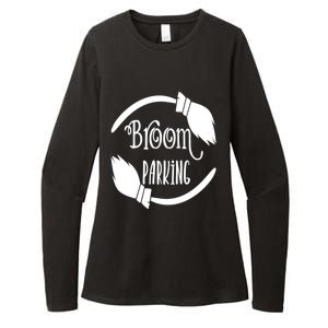 Broom Parking Funny Witches Scary Creepy Spooky Halloween Gift Womens CVC Long Sleeve Shirt