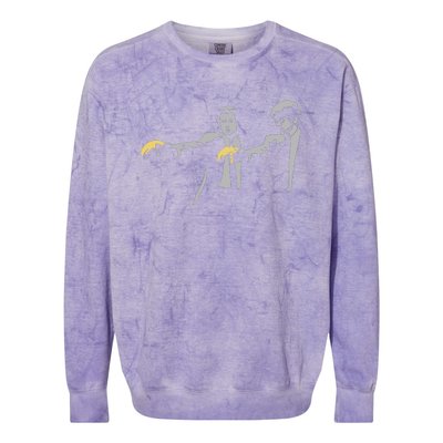 BANKSY PULP FICTION Colorblast Crewneck Sweatshirt