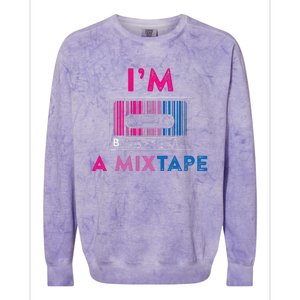 Bisexual Pride Flag Mixtape Women Gay Lesbian Lgbt Colorblast Crewneck Sweatshirt