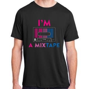 Bisexual Pride Flag Mixtape Women Gay Lesbian Lgbt Adult ChromaSoft Performance T-Shirt