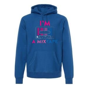 Bisexual Pride Flag Mixtape Women Gay Lesbian Lgbt Premium Hoodie