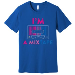 Bisexual Pride Flag Mixtape Women Gay Lesbian Lgbt Premium T-Shirt