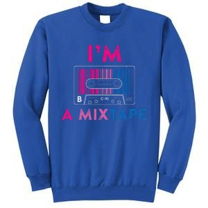 Bisexual Pride Flag Mixtape Women Gay Lesbian Lgbt Tall Sweatshirt