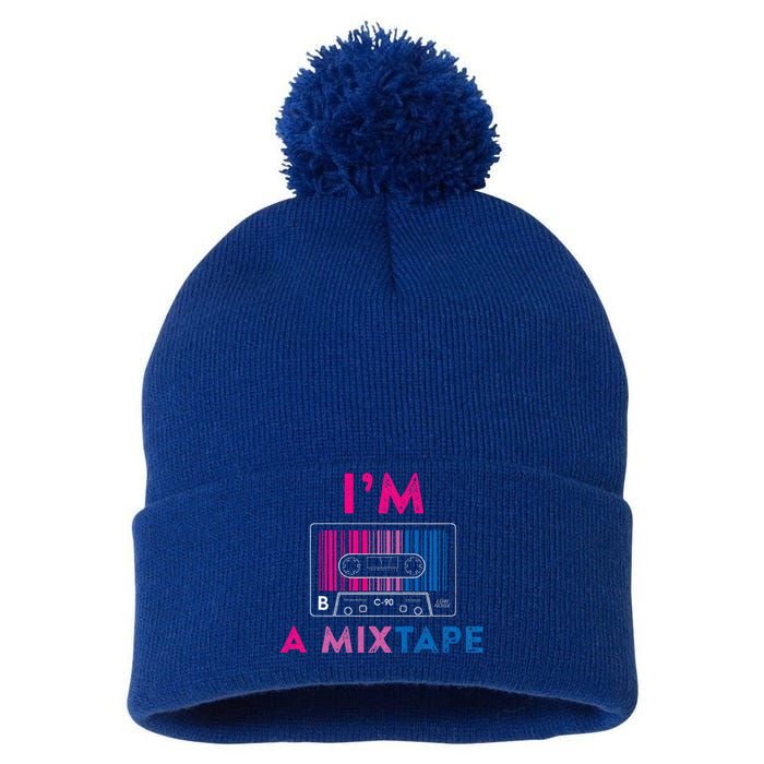 Bisexual Pride Flag Mixtape Women Gay Lesbian Lgbt Pom Pom 12in Knit Beanie