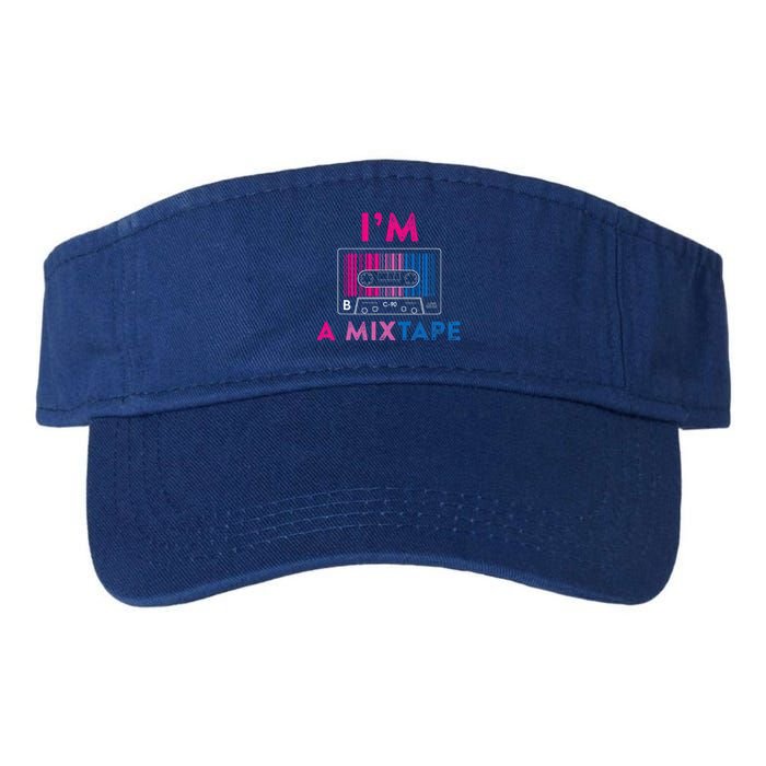 Bisexual Pride Flag Mixtape Women Gay Lesbian Lgbt Valucap Bio-Washed Visor