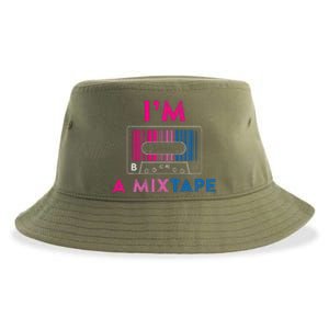 Bisexual Pride Flag Mixtape Women Gay Lesbian Lgbt Sustainable Bucket Hat