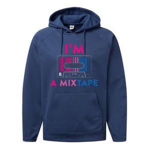 Bisexual Pride Flag Mixtape Women Gay Lesbian Lgbt Performance Fleece Hoodie