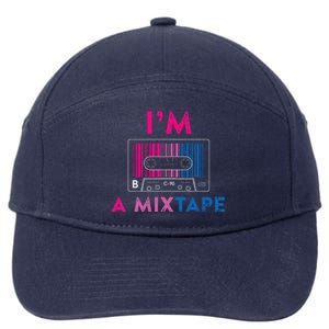 Bisexual Pride Flag Mixtape Women Gay Lesbian Lgbt 7-Panel Snapback Hat