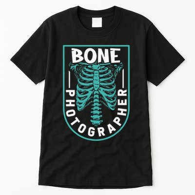 Bone Photographer Funny Radiology Technician Xray Tall T-Shirt