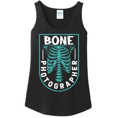 Bone Photographer Funny Radiology Technician XRay Ladies Essential Tank