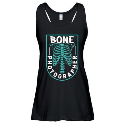 Bone Photographer Funny Radiology Technician XRay Ladies Essential Flowy Tank