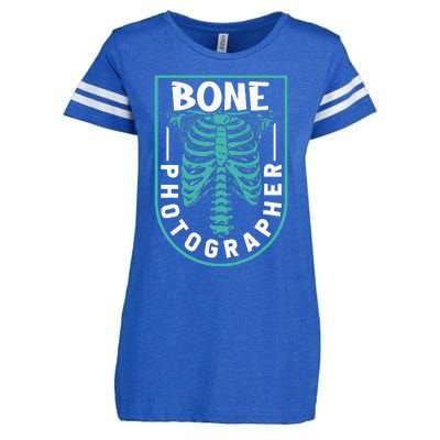 Bone Photographer Funny Radiology Technician XRay Enza Ladies Jersey Football T-Shirt