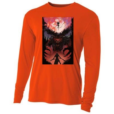 Bloodborne Poster Fan Art Cooling Performance Long Sleeve Crew