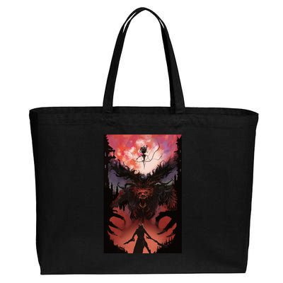 Bloodborne Poster Fan Art Cotton Canvas Jumbo Tote