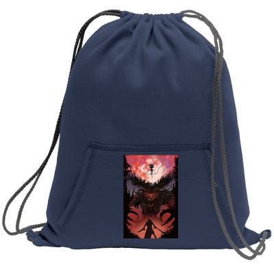 Bloodborne Poster Fan Art Sweatshirt Cinch Pack Bag