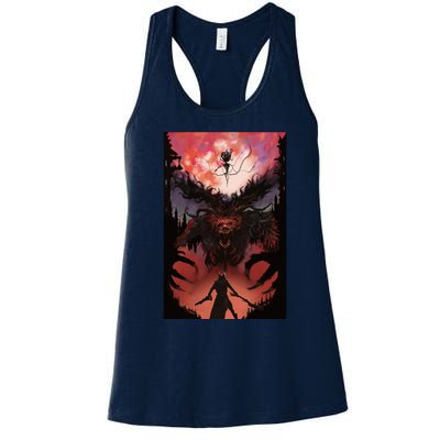 Bloodborne Poster Fan Art Women's Racerback Tank