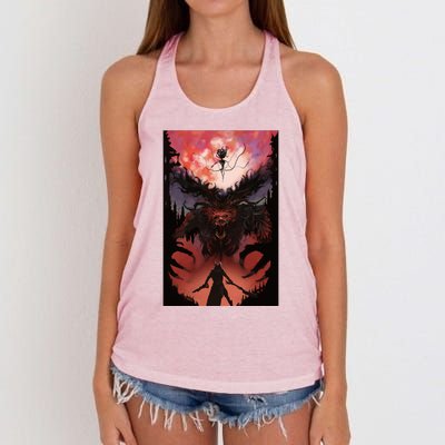 Bloodborne Poster Fan Art Women's Knotted Racerback Tank