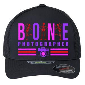 Bone Photographer Funny Skeleton XRay Tech Radiology Gift Flexfit Unipanel Trucker Cap