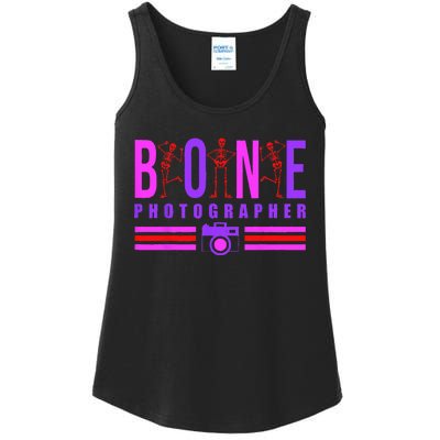 Bone Photographer Funny Skeleton XRay Tech Radiology Gift Ladies Essential Tank