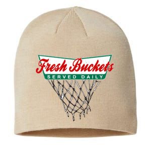 Basketball Player Fresh Buckets Served Daily Bball Sustainable Beanie