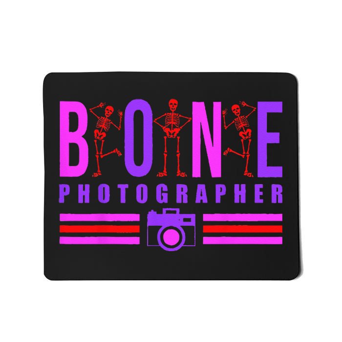 Bone Photographer Funny Skeleton XRay Tech Radiology Gift Mousepad