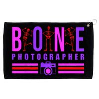 Bone Photographer Funny Skeleton XRay Tech Radiology Gift Grommeted Golf Towel