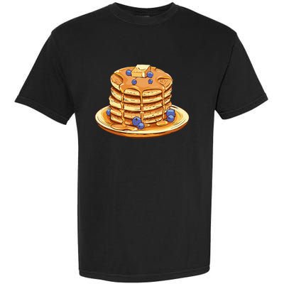 Blueberry Pancake Food Breakfast Sweets Garment-Dyed Heavyweight T-Shirt