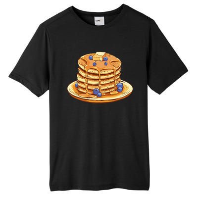 Blueberry Pancake Food Breakfast Sweets Tall Fusion ChromaSoft Performance T-Shirt