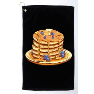 Blueberry Pancake Food Breakfast Sweets Platinum Collection Golf Towel