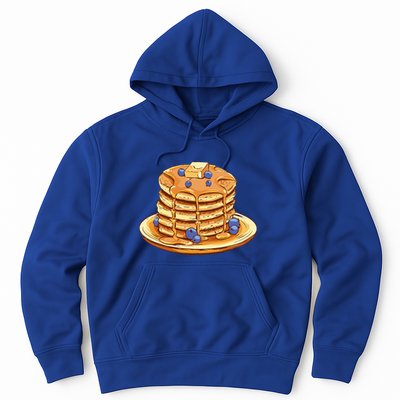 Blueberry Pancake Food Breakfast Sweets Hoodie