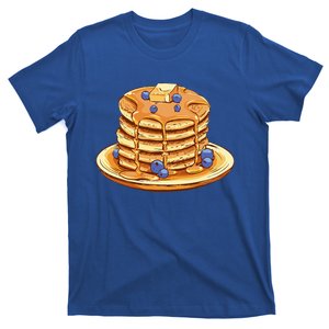 Blueberry Pancake Food Breakfast Sweets T-Shirt