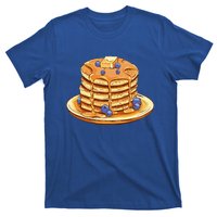 Blueberry Pancake Food Breakfast Sweets T-Shirt