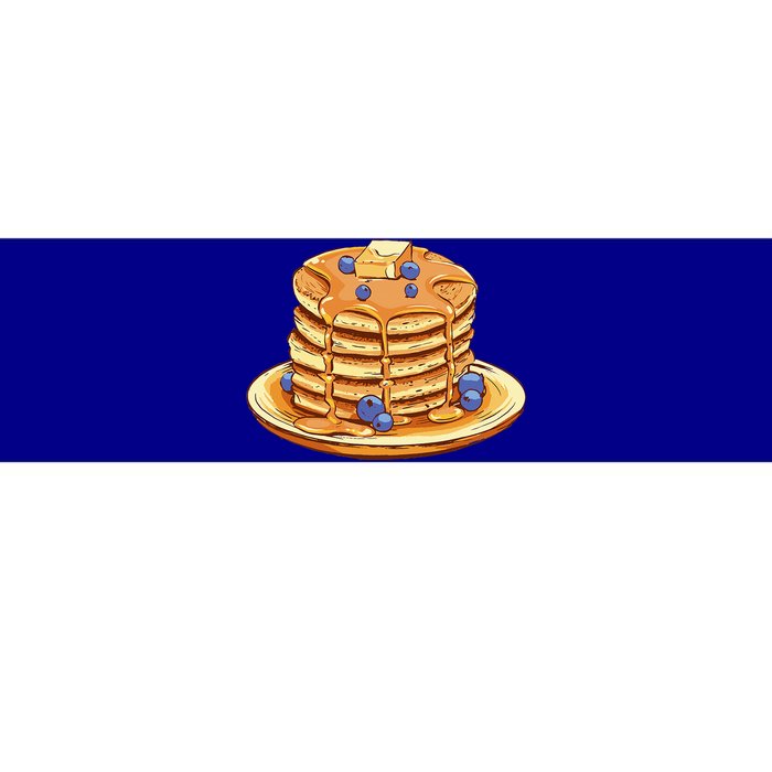 Blueberry Pancake Food Breakfast Sweets Bumper Sticker