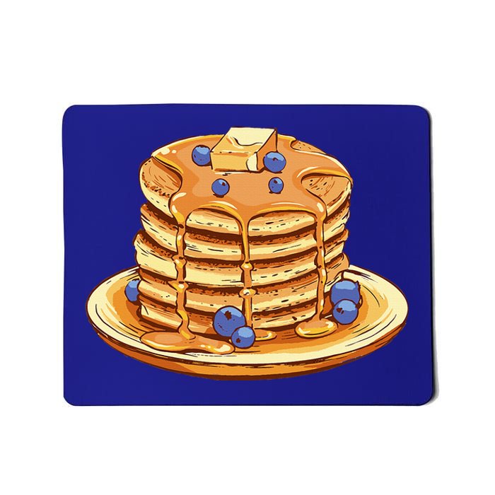 Blueberry Pancake Food Breakfast Sweets Mousepad