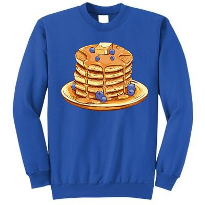 Blueberry Pancake Food Breakfast Sweets Tall Sweatshirt