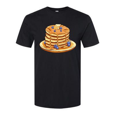 Blueberry Pancake Food Breakfast Sweets Softstyle CVC T-Shirt