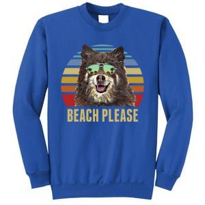 Beach Please Finnish Spitz Dog Funny Summer Gift Sweatshirt