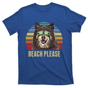 Beach Please Finnish Spitz Dog Funny Summer Gift T-Shirt