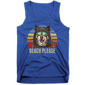 Beach Please Finnish Spitz Dog Funny Summer Gift Tank Top