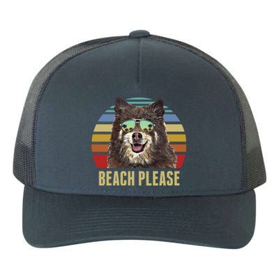 Beach Please Finnish Spitz Dog Funny Summer Gift Yupoong Adult 5-Panel Trucker Hat