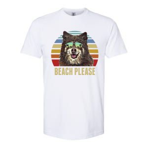 Beach Please Finnish Spitz Dog Funny Summer Gift Softstyle CVC T-Shirt