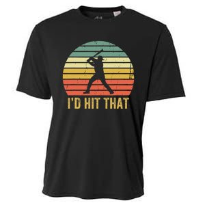 Baseball Player Funny ID Hit That Batter Sport Cooling Performance Crew T-Shirt