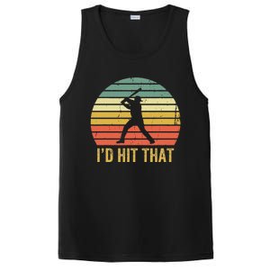 Baseball Player Funny ID Hit That Batter Sport PosiCharge Competitor Tank