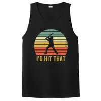 Baseball Player Funny ID Hit That Batter Sport PosiCharge Competitor Tank