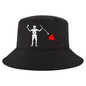 Blackbeard Pirate Flag Jolly Roger Skeleton Halloween Cool Comfort Performance Bucket Hat