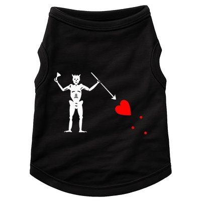 Blackbeard Pirate Flag Jolly Roger Skeleton Halloween Doggie Tank