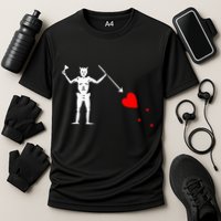 Blackbeard Pirate Flag Jolly Roger Skeleton Halloween Performance Shirt