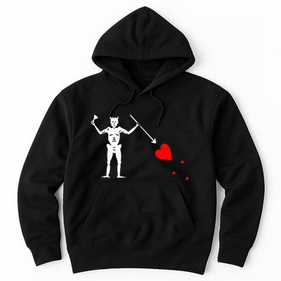 Blackbeard Pirate Flag Jolly Roger Skeleton Halloween Hoodie